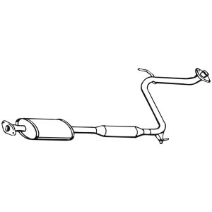 EXHAUST- MIDDLE BOX/SILENCER