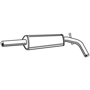 EXHAUST- MIDDLE BOX/SILENCER