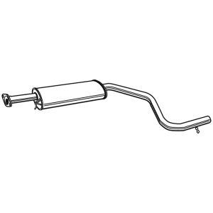 EXHAUST- MIDDLE BOX/SILENCER