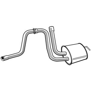 EXHAUST- MIDDLE BOX/SILENCER