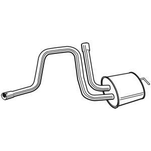 EXHAUST- MIDDLE BOX/SILENCER