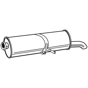 EXHAUST- REAR BOX/SILENCER