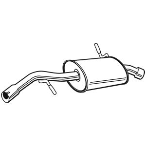 EXHAUST- REAR BOX/SILENCER