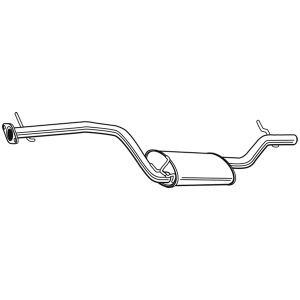 EXHAUST- REAR BOX/SILENCER