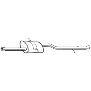 EXHAUST- REAR BOX/SILENCER