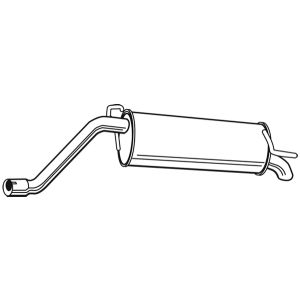 EXHAUST- REAR BOX/SILENCER