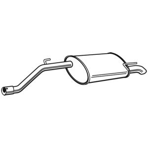 EXHAUST- REAR BOX/SILENCER