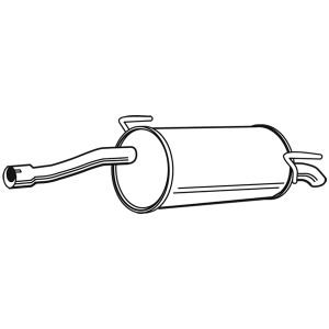 EXHAUST- REAR BOX/SILENCER