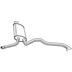 EXHAUST- REAR BOX/SILENCER