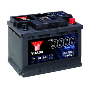 027 9000 Series AGM Car Battery - 4 Year Warranty